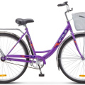 Велосипед STELS NAVIGATOR-345 28" Z010*LU085343*LU093787 *20" Пурпурный +корзина